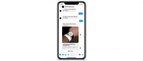 IWC AND FACEBOOK TEAM UP FOR LAUNCH OF INNOVATIVE CHATBOT TO PRESENT NEW PORTUGIESER COLLECTION