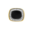 Cooper Jewelers 0.30 Carat Diamond And Onyx Men’s Ring-