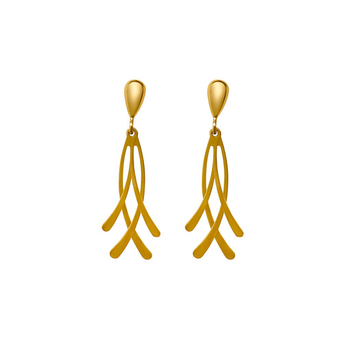 Cooper Jewelers 14kt Yellow Gold Dangle Earrings- E384