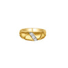 Cooper Jewelers 14kt Yellow Gold Diamond Men’s Wedding Band