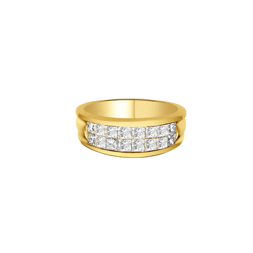 Cooper Jewelers 2.00 Carat Princess Cut Diamond 18kt Yellow