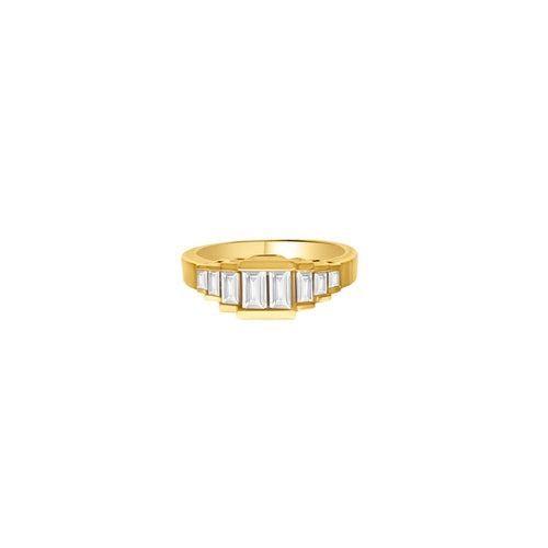 Cooper Jewelers.75 Carat Baguette Cut Diamond 14kt Yellow