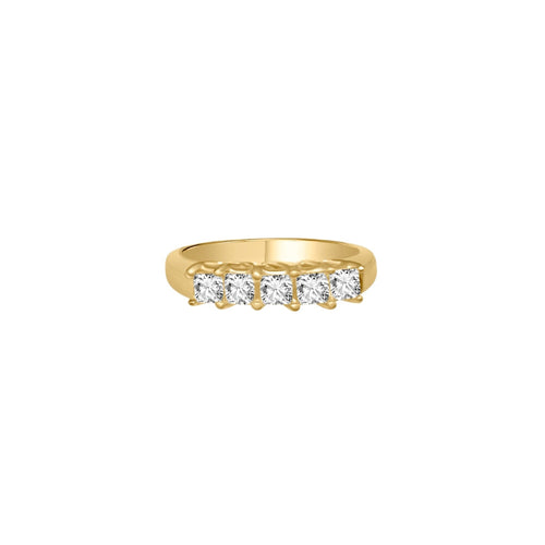 Cooper Jewelers.75 Carat Princess Cut Diamond 14kt 2/Tone