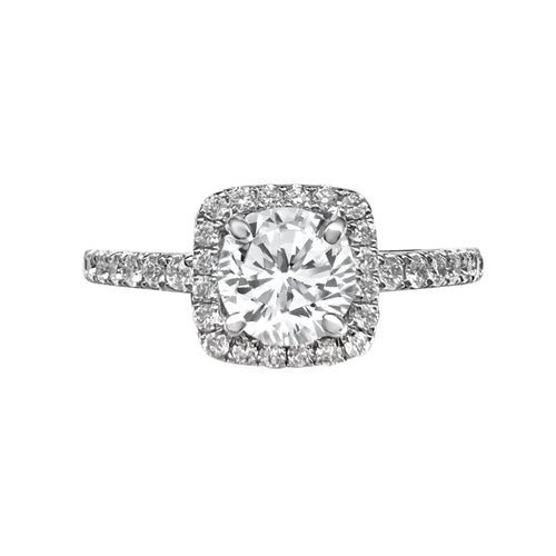 Cooper Jewelers 0.56 Carat Round Cut Diamond Engagement