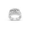 Cooper Jewelers 1.59 Carat Round and Baguette Diamond Band