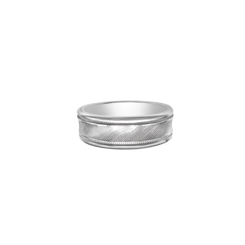 14kt White Gold Wedding Band