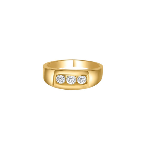 Cooper Jewelers 14kt Yellow Gold Diamond Wedding Band