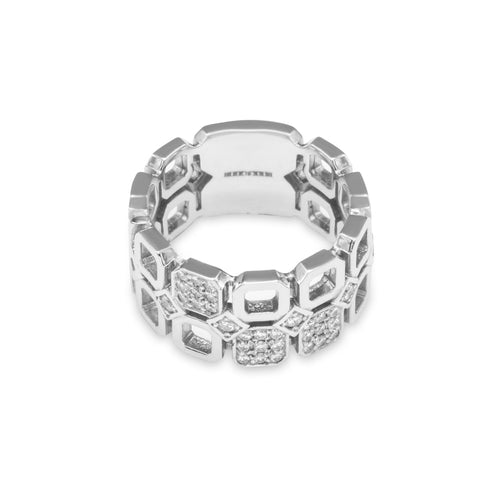 Cooper Jewelers 18KT White Gold Diamond Wedding Band