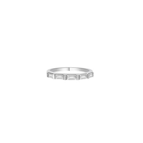 Cooper Jewelers.75 Carat Baguette Cut Diamnod 14kt White