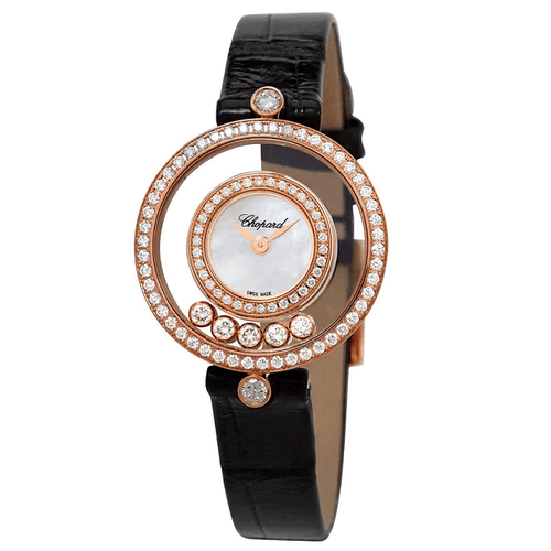 Chopard Happy Diamonds 18k Rose Gold Ladies Watch