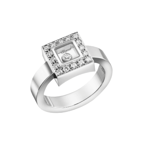 Chopard HAPPY DIAMONDS ICONS SQUARE RING REF - 822899