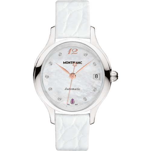 Montblanc Princesse Grace de Monaco White Leather Ladies