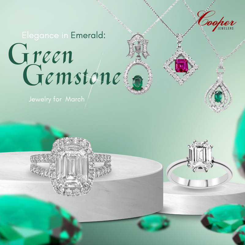 Elegance in Emerald: Green Gemstone Jewelry for March