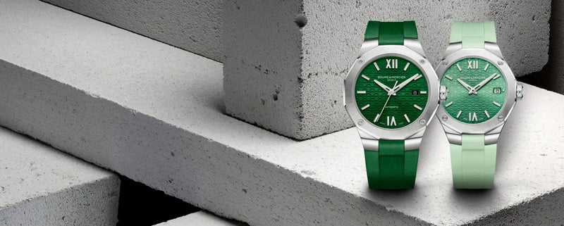 Baume & Mercier THE RIVIERA SUMMER - GREEN DIALS & FAST STRAP SYSTEM