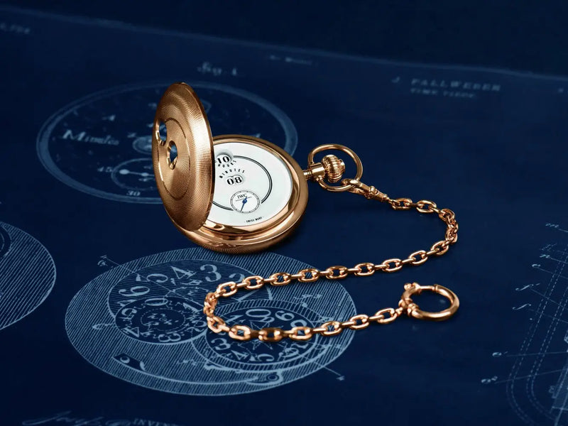 IWC PRESENTS EXCLUSIVE POCKET WATCH WITH DIGITAL HOURS AND MINUTES DISPLAY