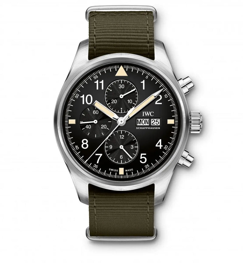IWC RETURNS TO THE ICONIC DESIGN OF THE FIRST PILOT’S WATCH CHRONOGRAPH