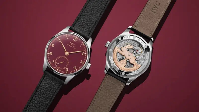 IWC SCHAFFHAUSEN INTRODUCES A LIMITED-EDITION PORTUGIESER AUTOMATIC 40 WITH A BURGUNDY DIAL TO WELCOME THE YEAR OF THE WATER RABBIT
