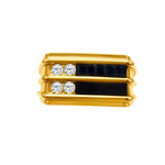 Cooper Jewelers 0.25 Carat Diamond Men’s Onyx Ring- R338