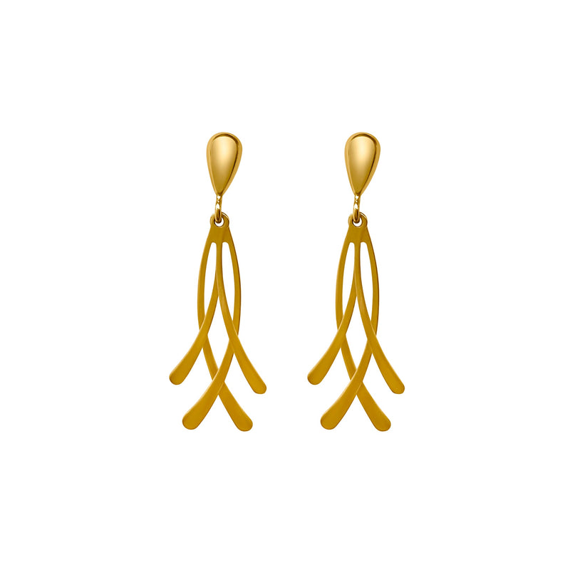 Cooper Jewelers 14kt Yellow Gold Dangle Earrings- E384