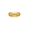 Cooper Jewelers 14kt Yellow Gold Diamond Men’s Wedding Band