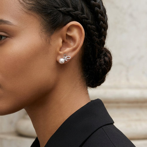 15.5mm Southsea White Pearl Earring