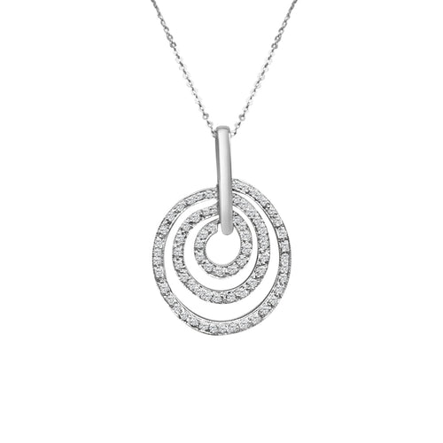 Cooper Jewelers.38 Carat Round Cut Diamond 18kt White Gold