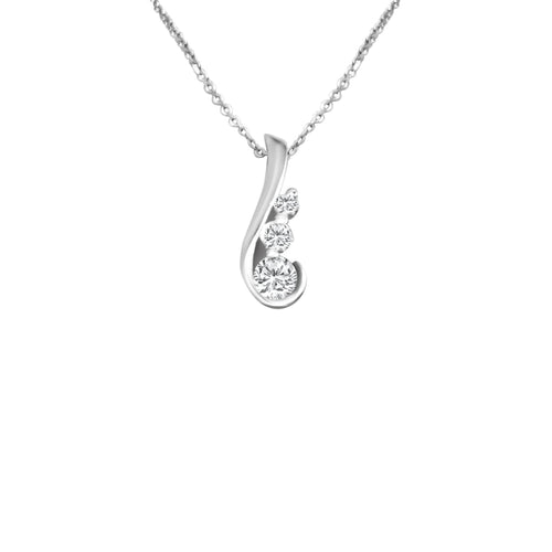 Cooper Jewelers.46 Carat Round Cut Diamond 14kt White Gold