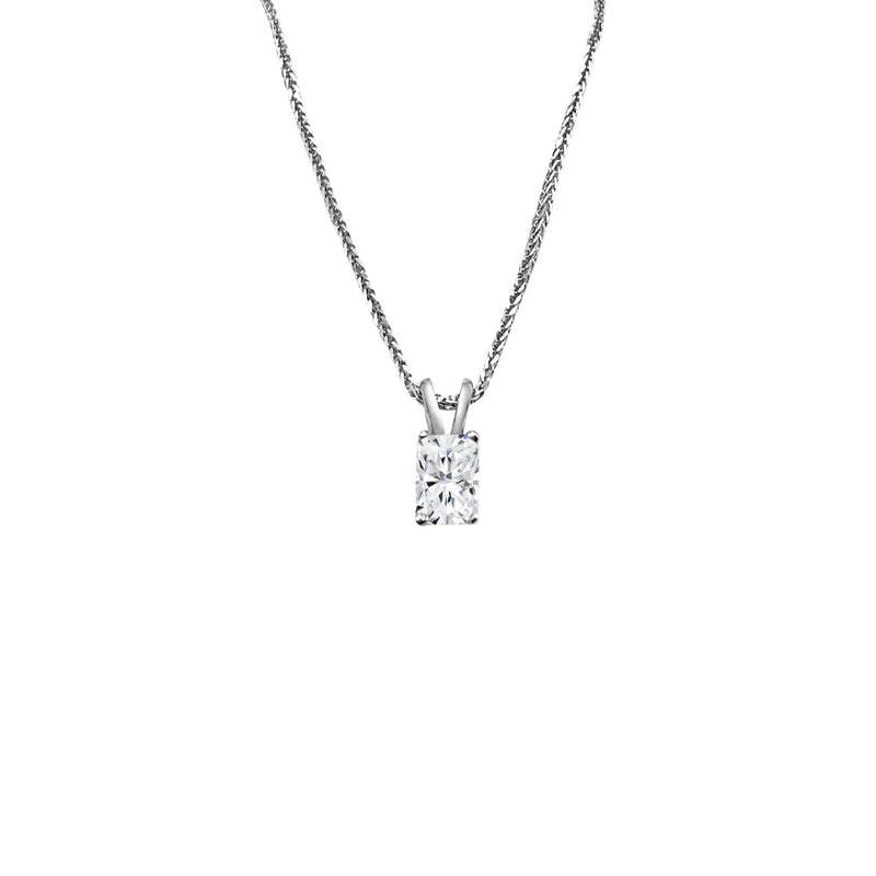 Cooper Jewelers.65 Carat Radiant Cut solitaire diamond 14kt