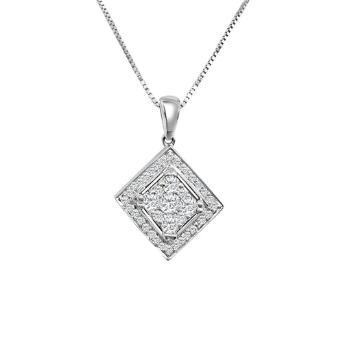 Cooper Jewelers.75 Carat Round Cut Diamond 14kt White Gold