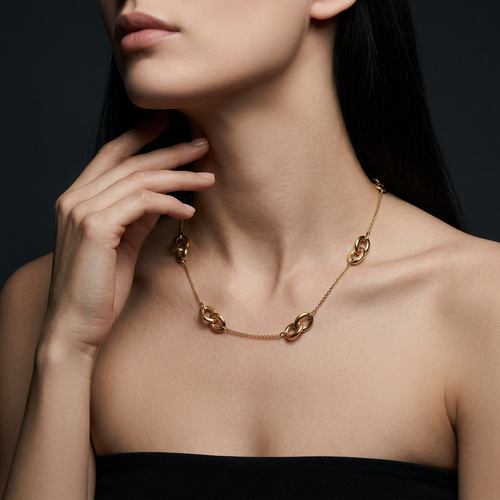 Chimento Ten Link 18kt Yellow Gold Necklace