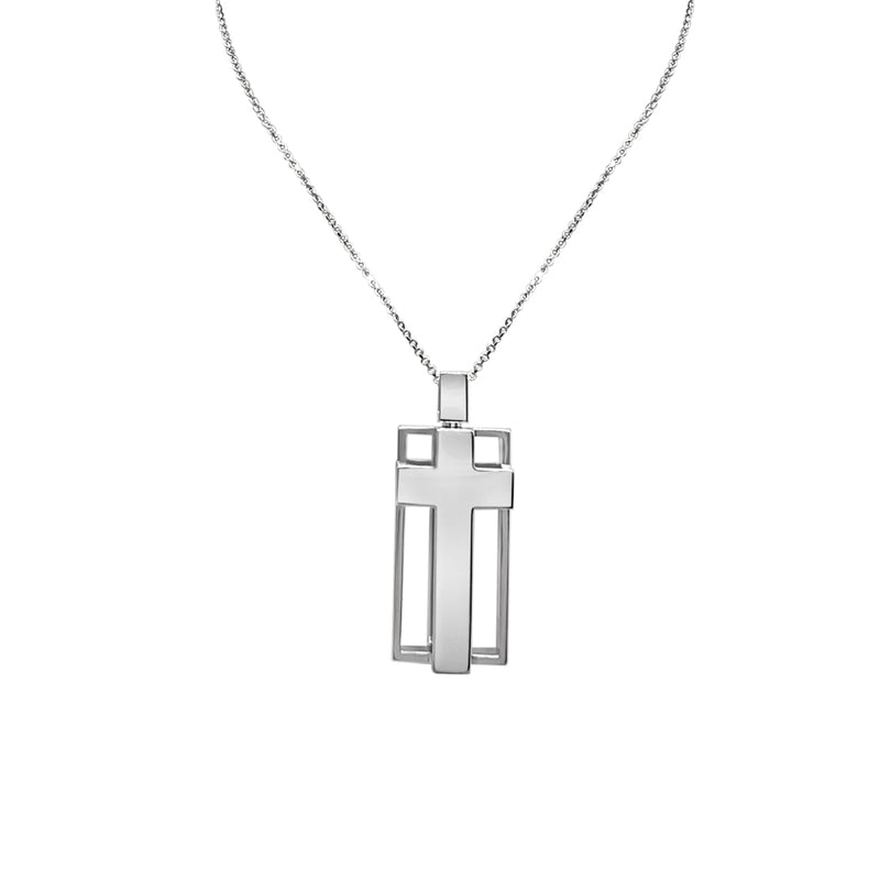 Cooper Jewelers Roger Dubuis 18kt White Gold Cross Necklace