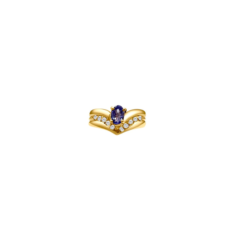 Cooper Jewelers 0.50 Carat Tanzanite And Diamond 14kt