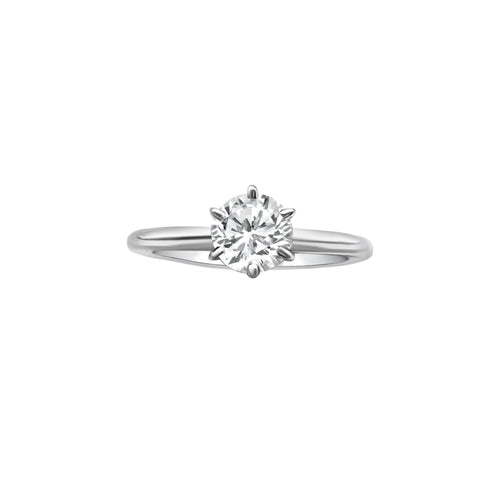 Cooper Jewelers 0.55 Carat GIA Round Cut Diamond Engagement