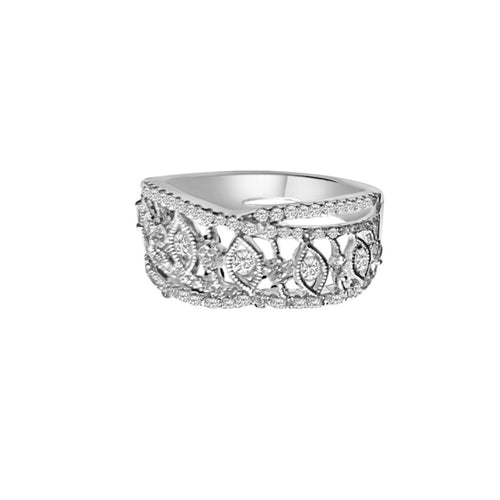 Cooper Jewelers 0.64 Carat Round Cut Diamond Band- R108