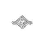 Cooper Jewelers 0.71 Carat GIA Princess Cut Engagement