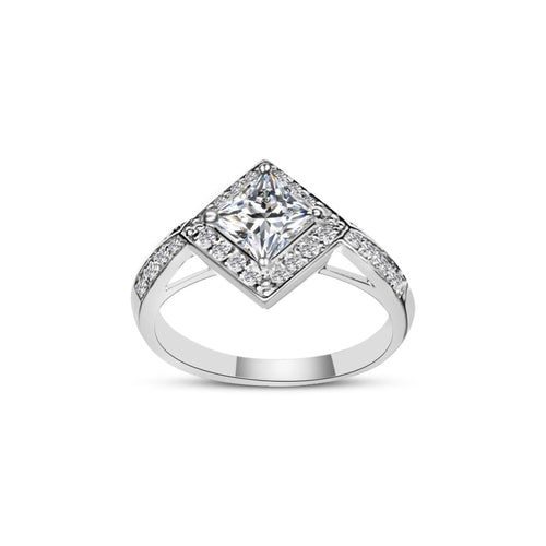 Cooper Jewelers 0.71 Carat GIA Princess Cut Engagement