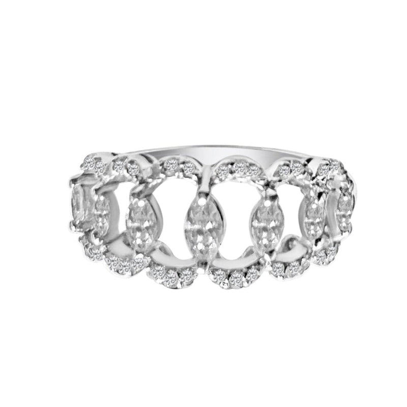Cooper Jewelers 0.75 Carat Marquise And Round Cut Diamond