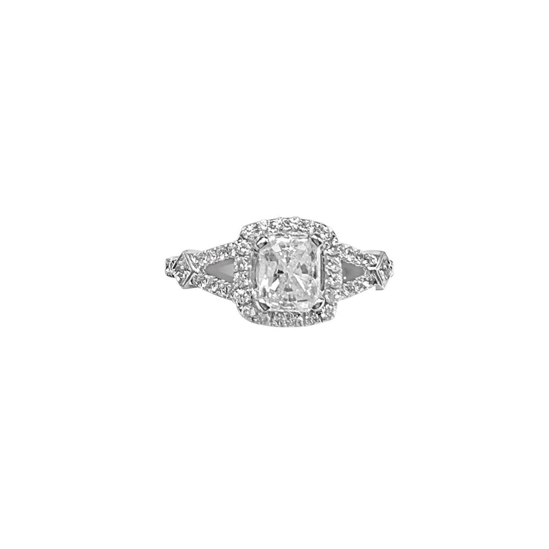 Cooper Jewelers 0.75 Carat Radiant Cut Diamond Engagement