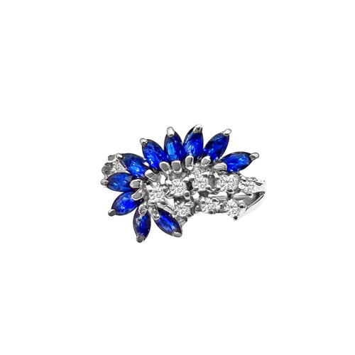 Cooper Jewelers 0.85 Carat Sapphire And Diamond Cocktail