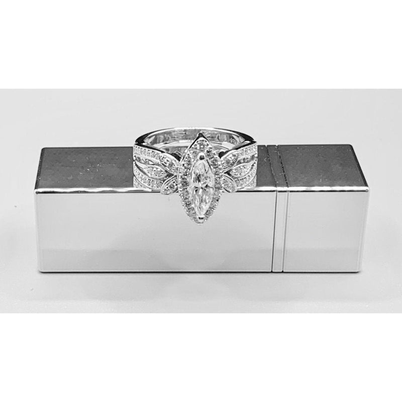 Cooper Jewelers 0.86 Carat Marquise Shape Diamond Engagement
