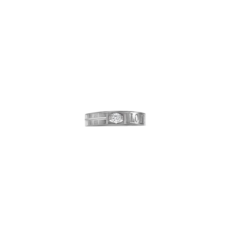 Cooper Jewelers.06 Carat Round Cut Diamond 18kt White Gold