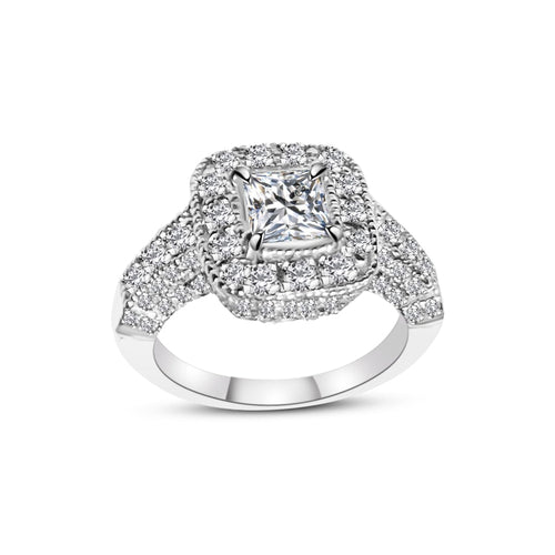 Cooper Jewelers 1.00 Carat GIA Princess Cut Diamond