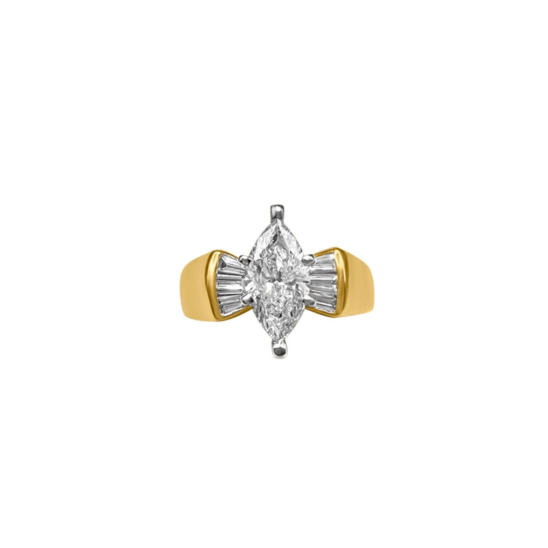 Cooper Jewelers 1.05 Carat Marquise shape Diamond Engagement