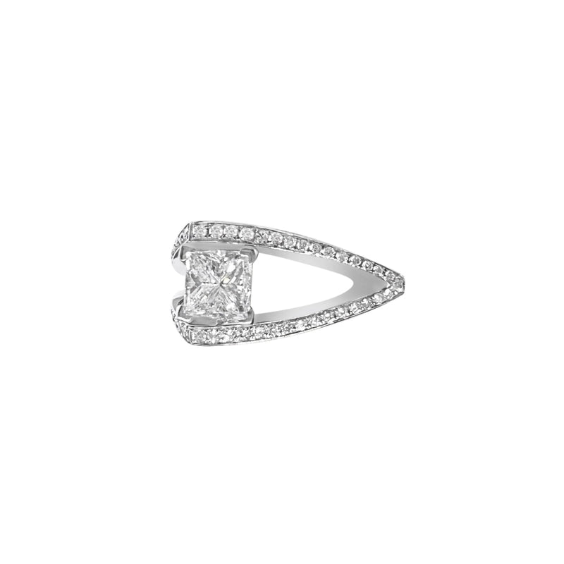 Cooper Jewelers 1.05 Carat Princess Cut Diamond Engagement