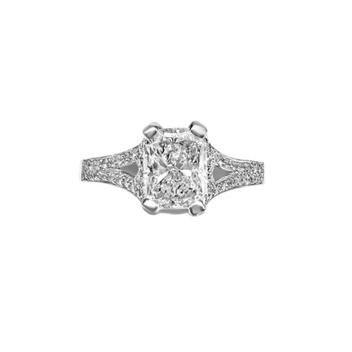 Cooper Jewelers 1.08 Carat Radiant Shape Engagement Ring-