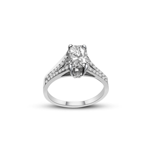 Cooper Jewelers 1.08 Carat Radiant Shape Engagement Ring-