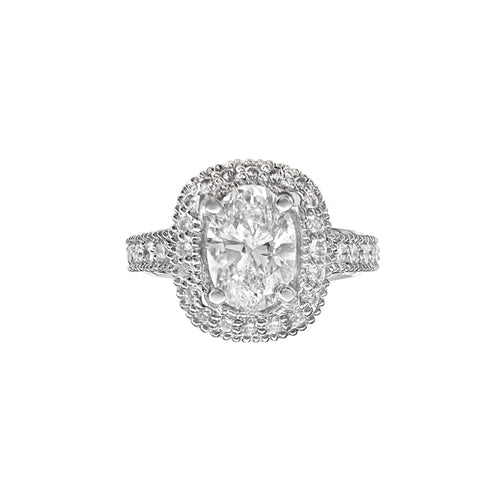 Cooper Jewelers 1.13 Carat GIA Oval Diamond Engagement Ring-