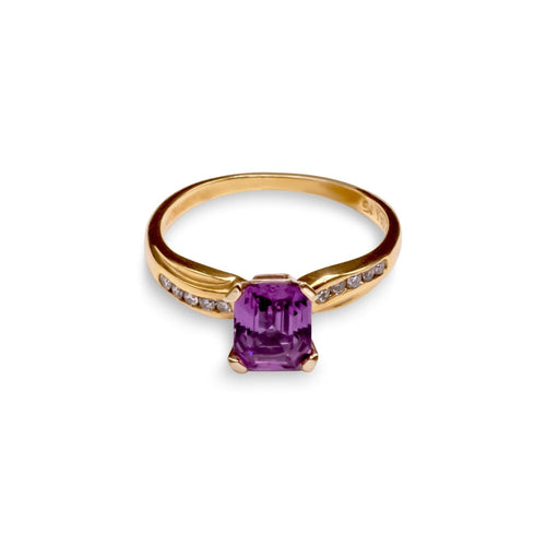 Cooper Jewelers 1.35 carat Pink Sapphire And Diamond Ring