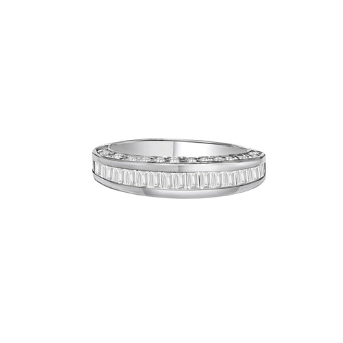 Cooper Jewelers 1.38 Carat Baguette And Round Cut Diamond