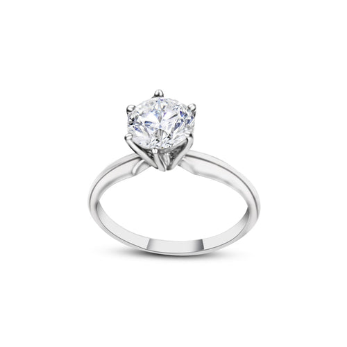 Cooper Jewelers 1.45 Carat Round Engagement Ring- R61